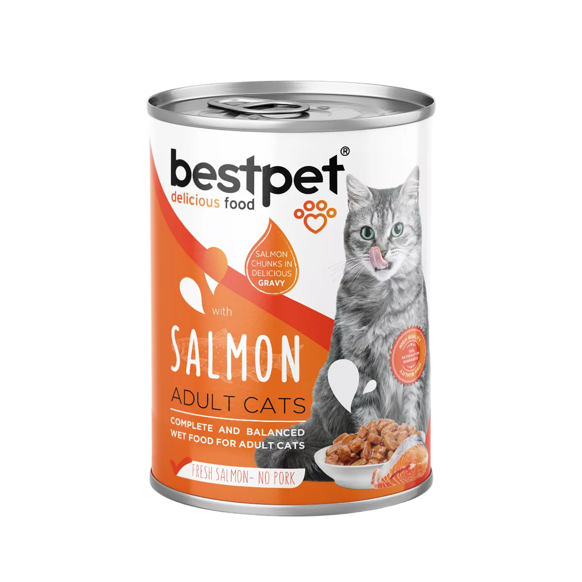 Lata BestPet Gato Salmón  1