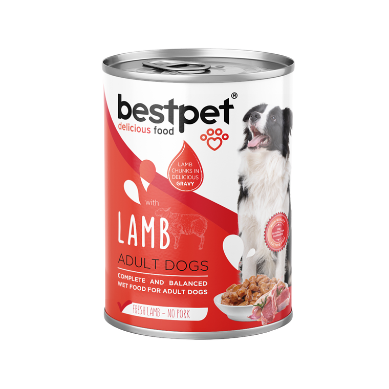 Lata BestPet Perro Cordero 1