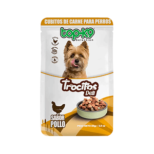 Sachet TopK9 Trocitos Pollo 