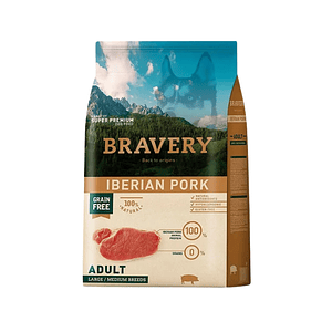 Bravery Adulto Cerdo Ibérico 4 kg