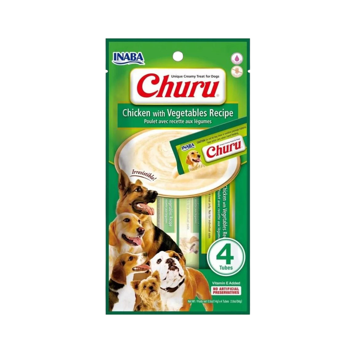 Churu Perro Pollo con Vegetales 1