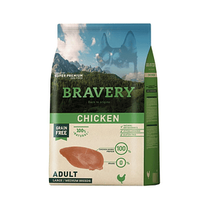 Bravery Adulto Pollo 4 kg