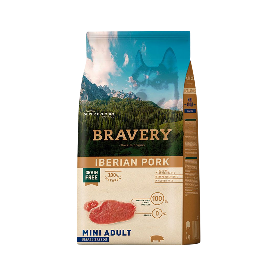 Bravery Mini Adulto Cerdo Ibérico 7 kg 1