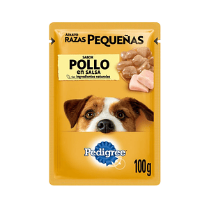 Sachet Pedigree Adulto Razas Pequeñas Pollo 