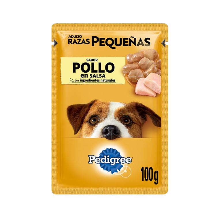 Sachet Pedigree Adulto Razas Pequeñas Pollo  1