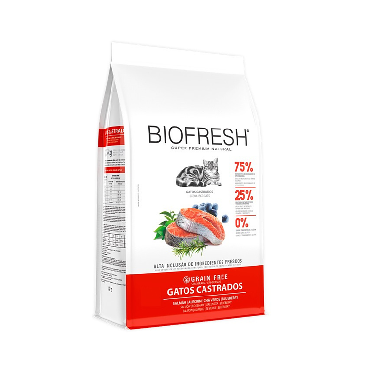 Biofresh Gato Castrado Salmón 7,5 kg 1