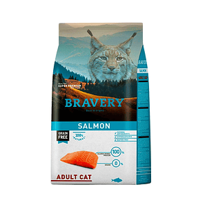 Bravery Gato Adulto Salmón 2 kg