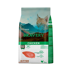 Bravery Kitten Pollo 2 kg