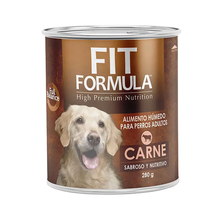 Lata Fit Formula Perro Carne 1