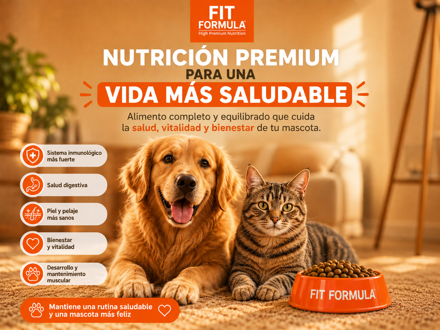 ¿Por qué elegir Fit Formula para alimentar a tu perro o gato? Guía para una nutrición completa y equilibrada