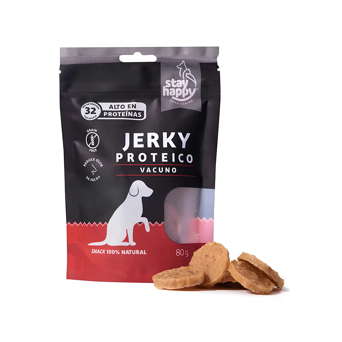 Stay Happy Jerky Proteico Vacuno 80 g 1