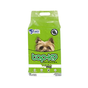 Sabanilla TopK9 Carbón Activo 60 x 90 cm 10 Unidades
