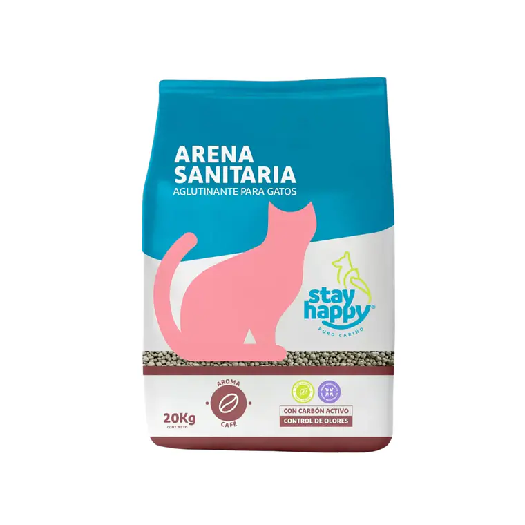 Arena Sanitaria Stay Happy Café 20 kg 1
