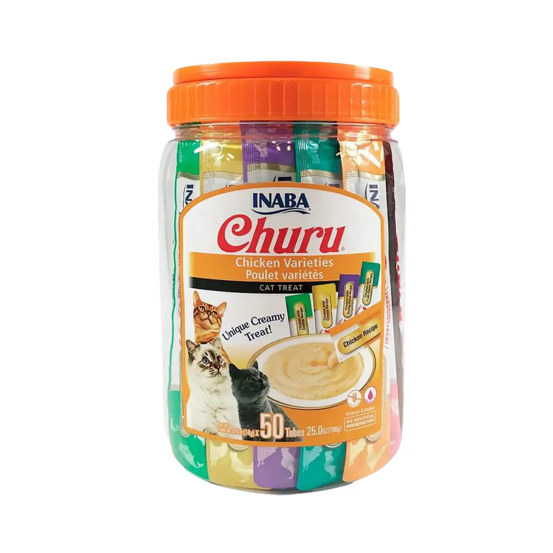 Churu Pollo Variedades Gato 50 Unidades 1
