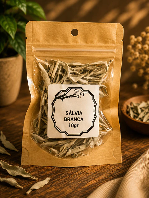 Sálvia Branca - 10 Gr