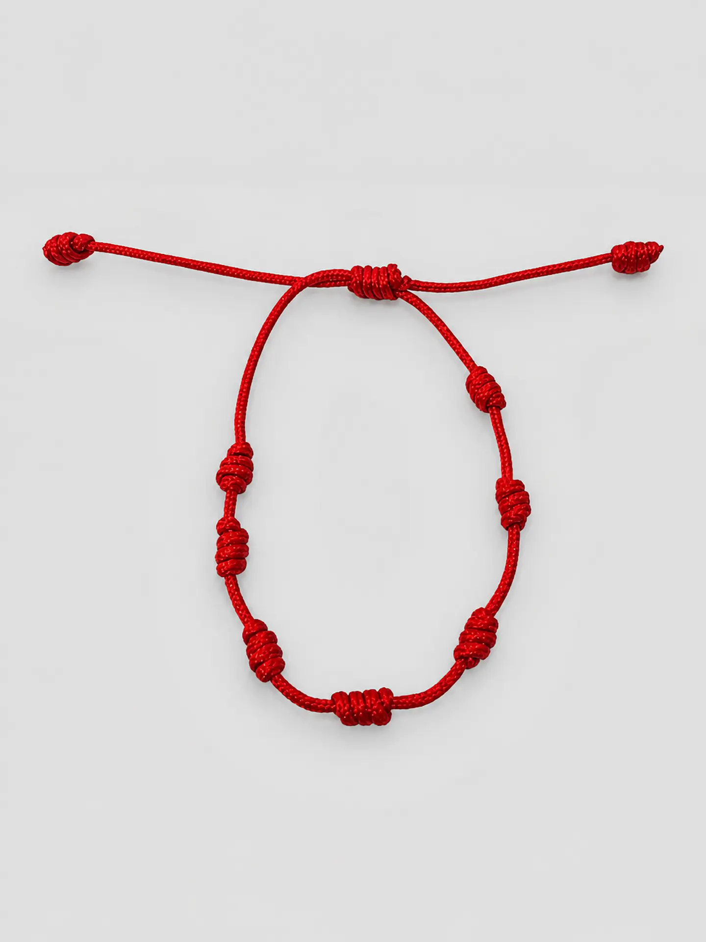Pulseira Vermelha - 7 Nós de Proteção 1