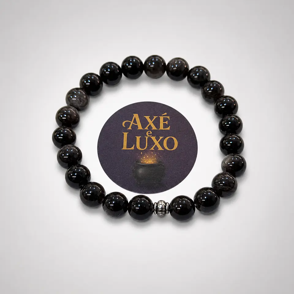 Pulseira - Obsidiana Negra 1