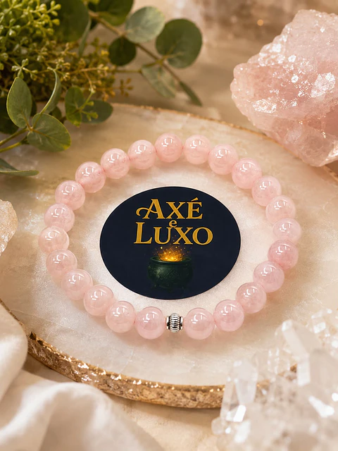 Pulseira - Quartzo Rosa