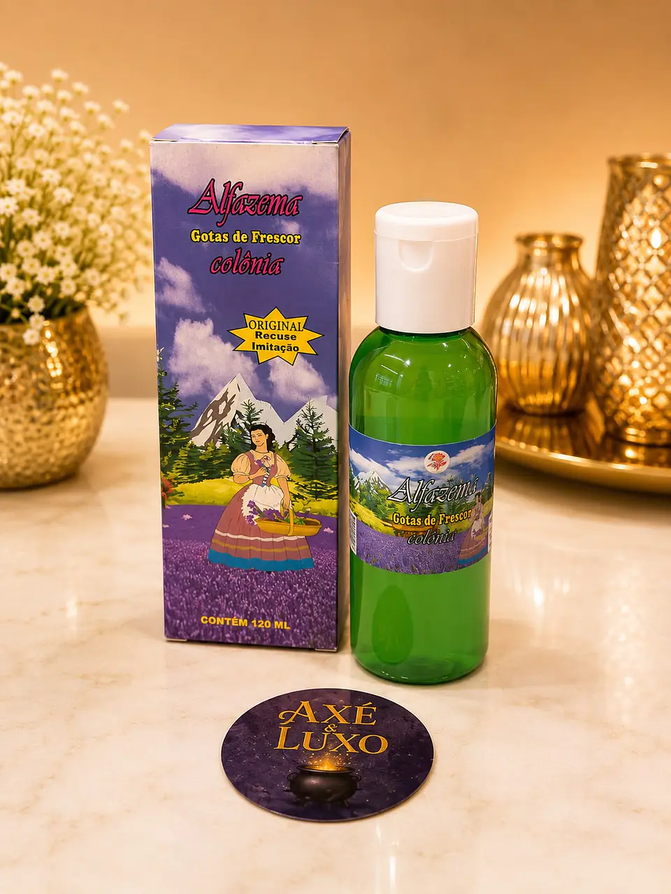 Colônia Alfazema Original 120ml - Gotas de Frescor 1