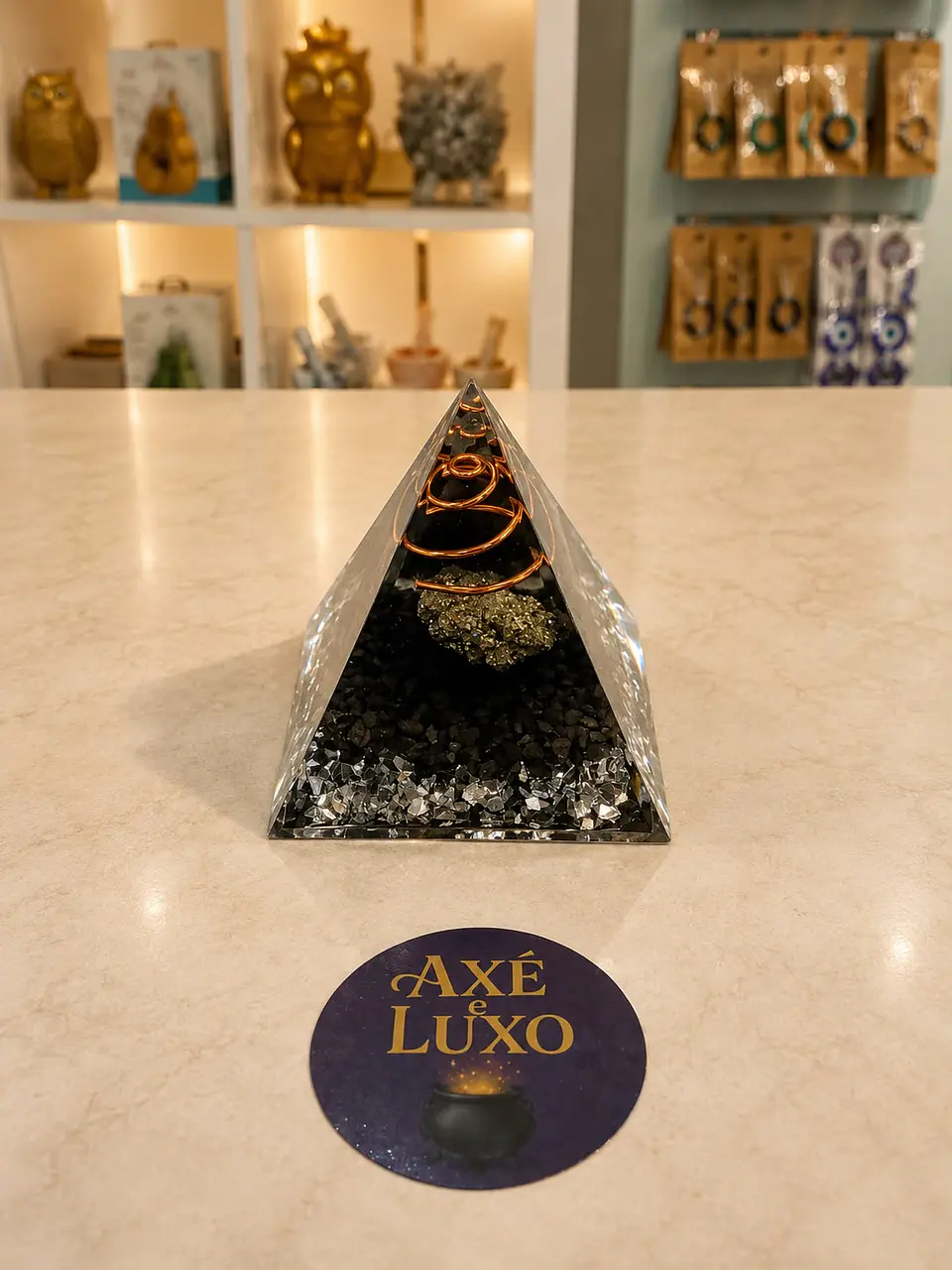 Pirâmide de Orgonite 2