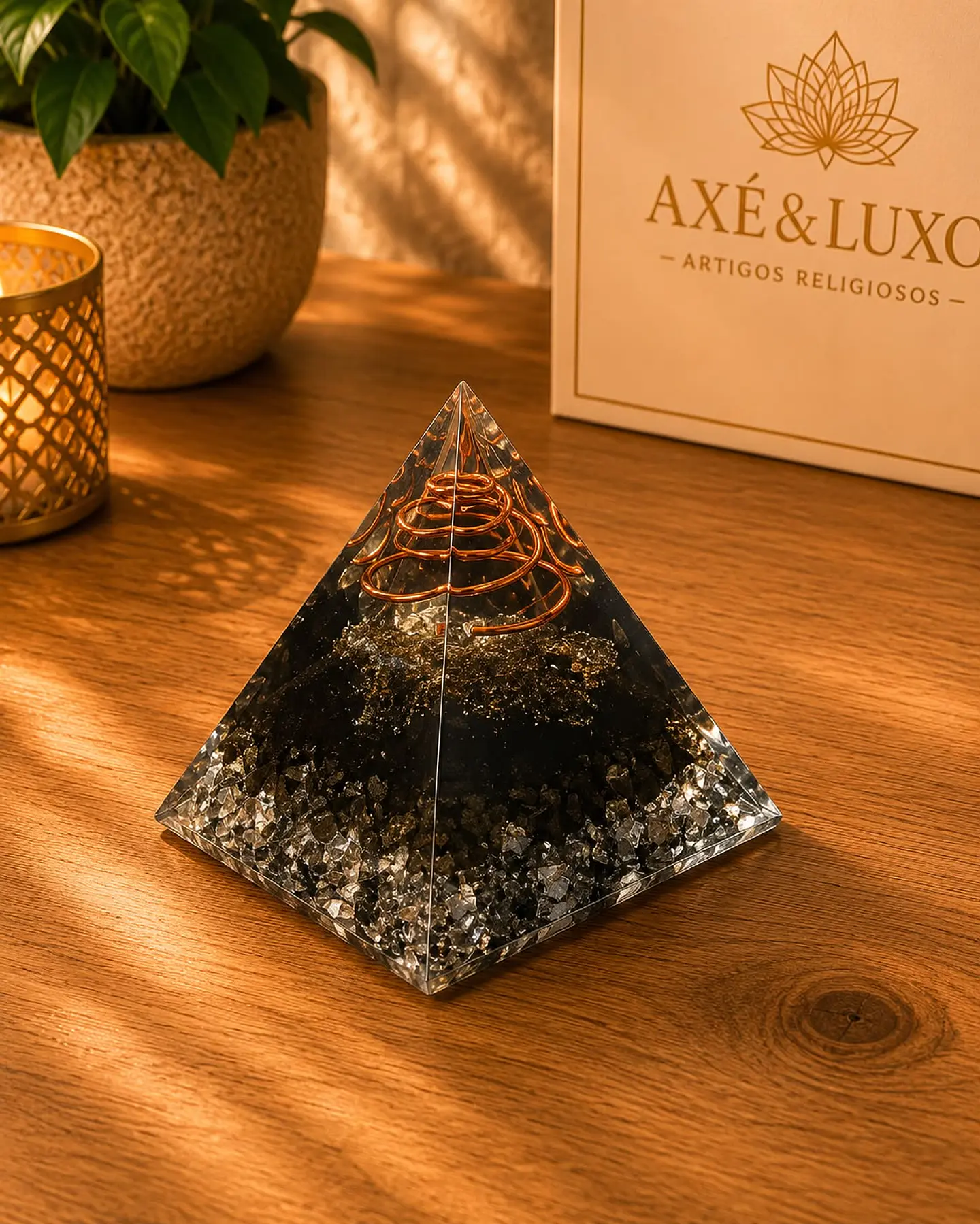 Pirâmide de Orgonite 1