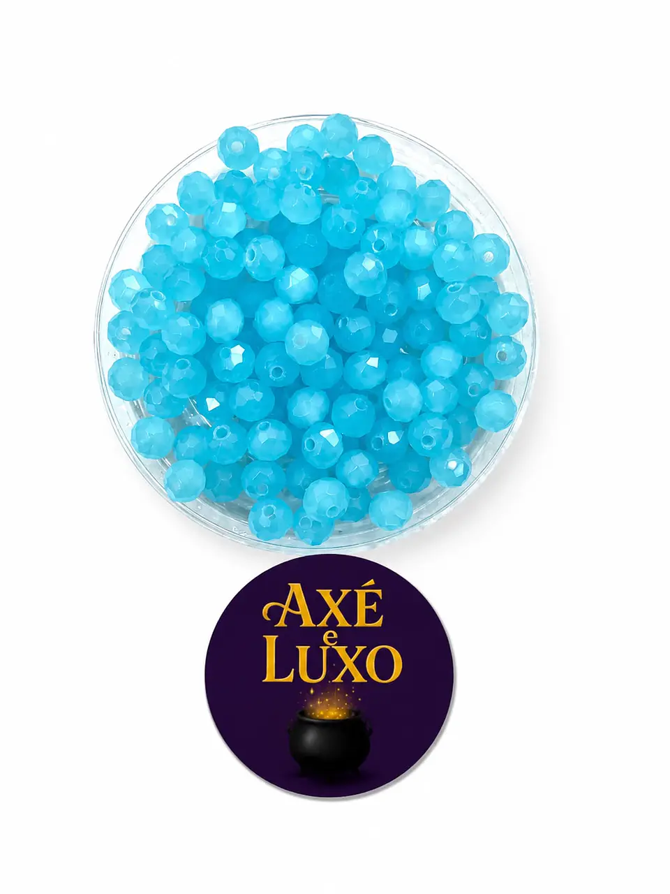 Missanga Cristal 30g - Leitoso 2