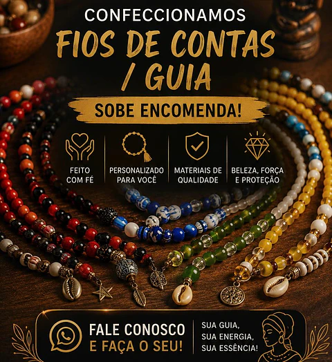 Encomendas de Brajás ou Fios Personalizados