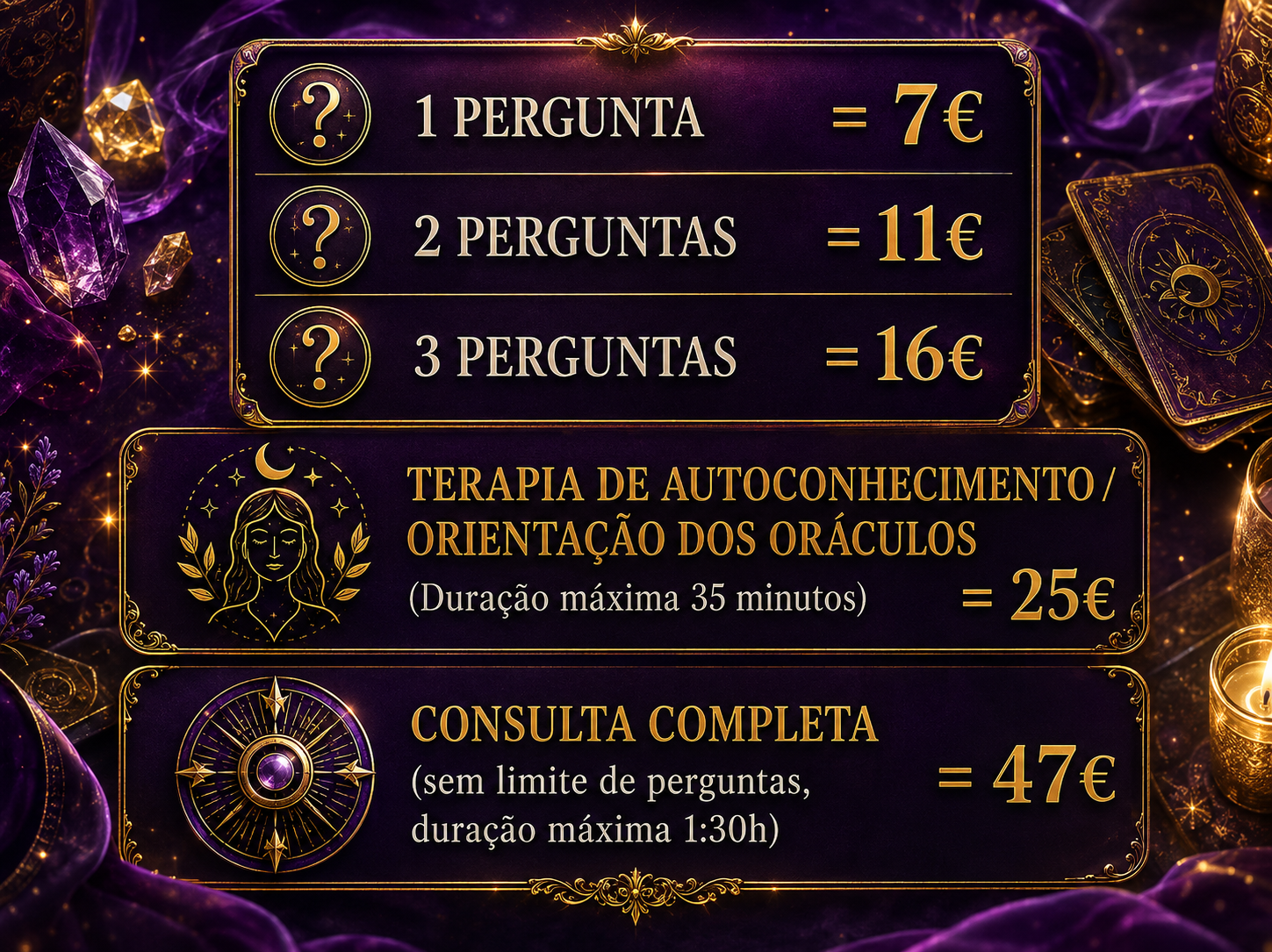 CONSULTAS - CARTOMANCIA