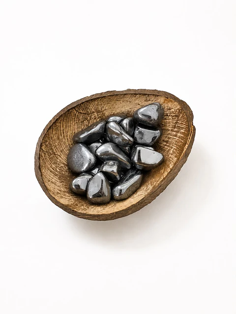 Quartzo Rolado - Hematite