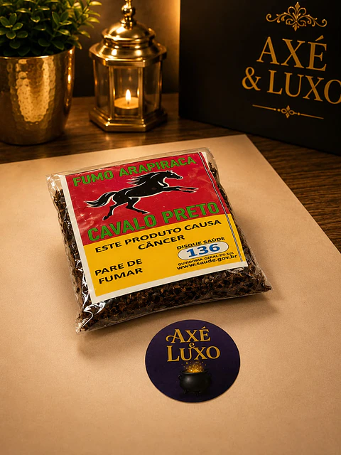 Fumo de Rolo Desfiado 30g - Cavalo Preto