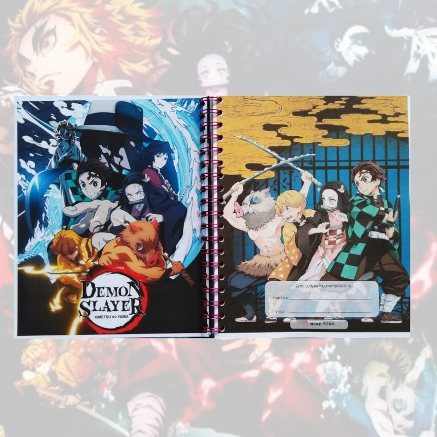 Cuaderno Kimetsu no Yaiba  2