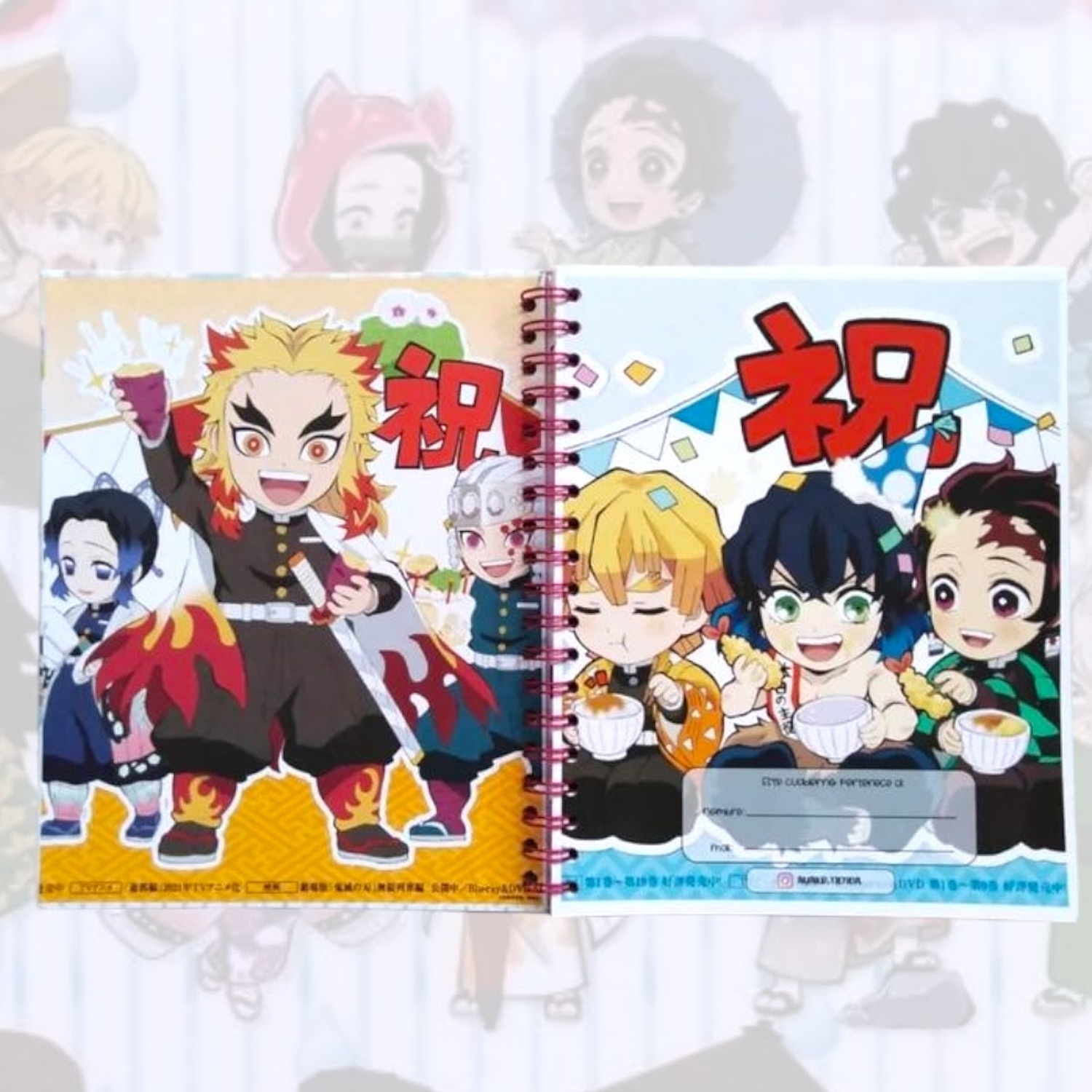 Cuaderno Kimetsu no Yaiba - Chibis 2