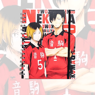 Libreta Haikyu - Kuro y Kenma