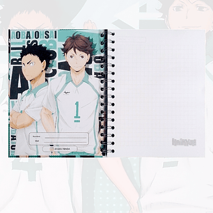 Libreta Haikyu / Oikawa e Iwaizumi