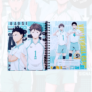 Cuaderno Haikyu - Oikawa e Iwaizumi