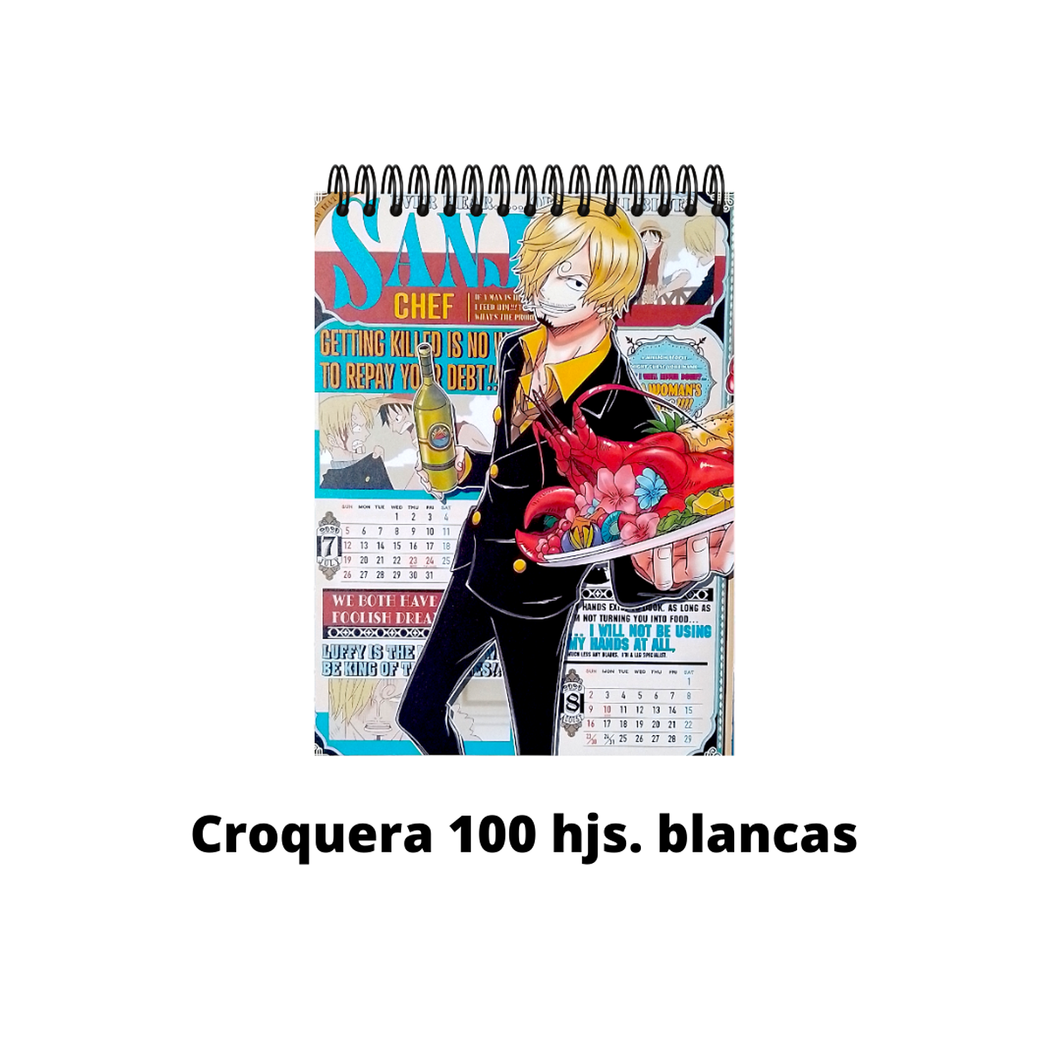 Cuaderno One Piece - Sanji 6