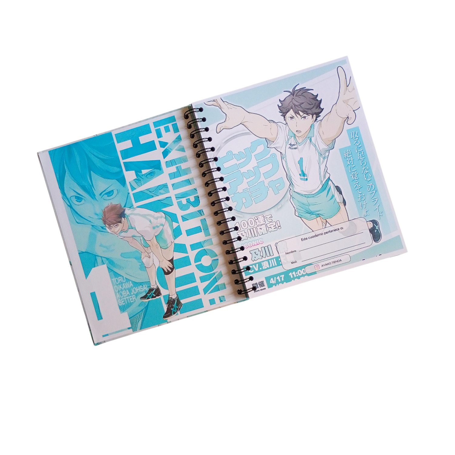 Cuaderno Haikyu - Oikawa 2