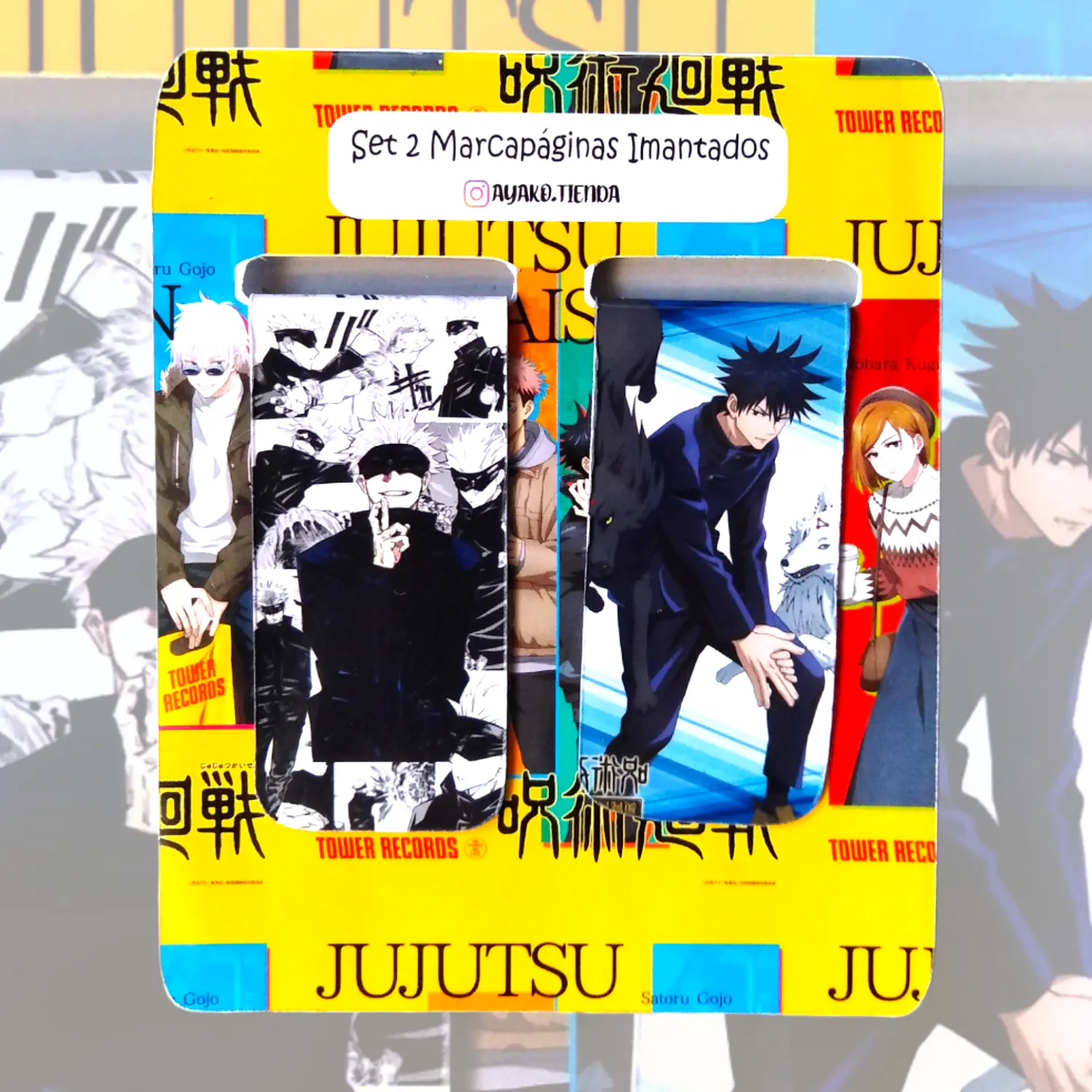 Marcapáginas Imantados Jujutsu Kaisen 1