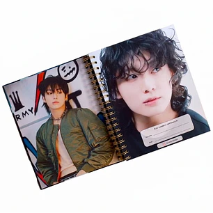 Cuaderno 3 materias Jungkook