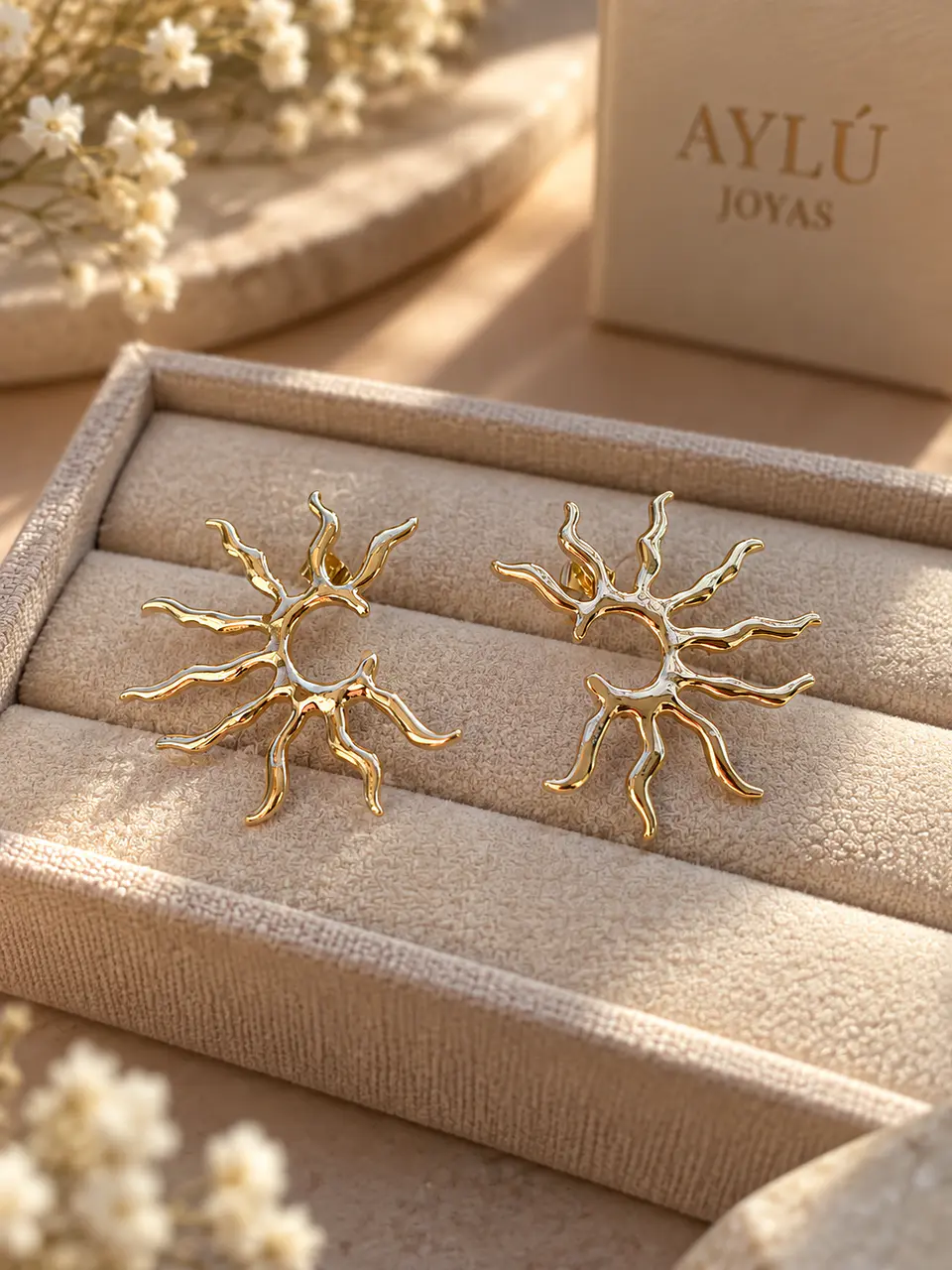 Aros Sol 18K ✨   1