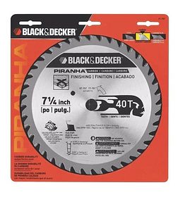 DISCO SIERRA BLACK DECKER 71/4 X 40D