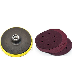 DISCO VELCRO CON LIJAS 4.5 