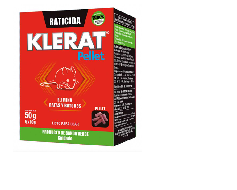 RATICIDA KLERAT PELLET 50GRS