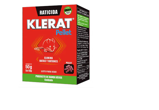 RATICIDA KLERAT PELLET 50GRS