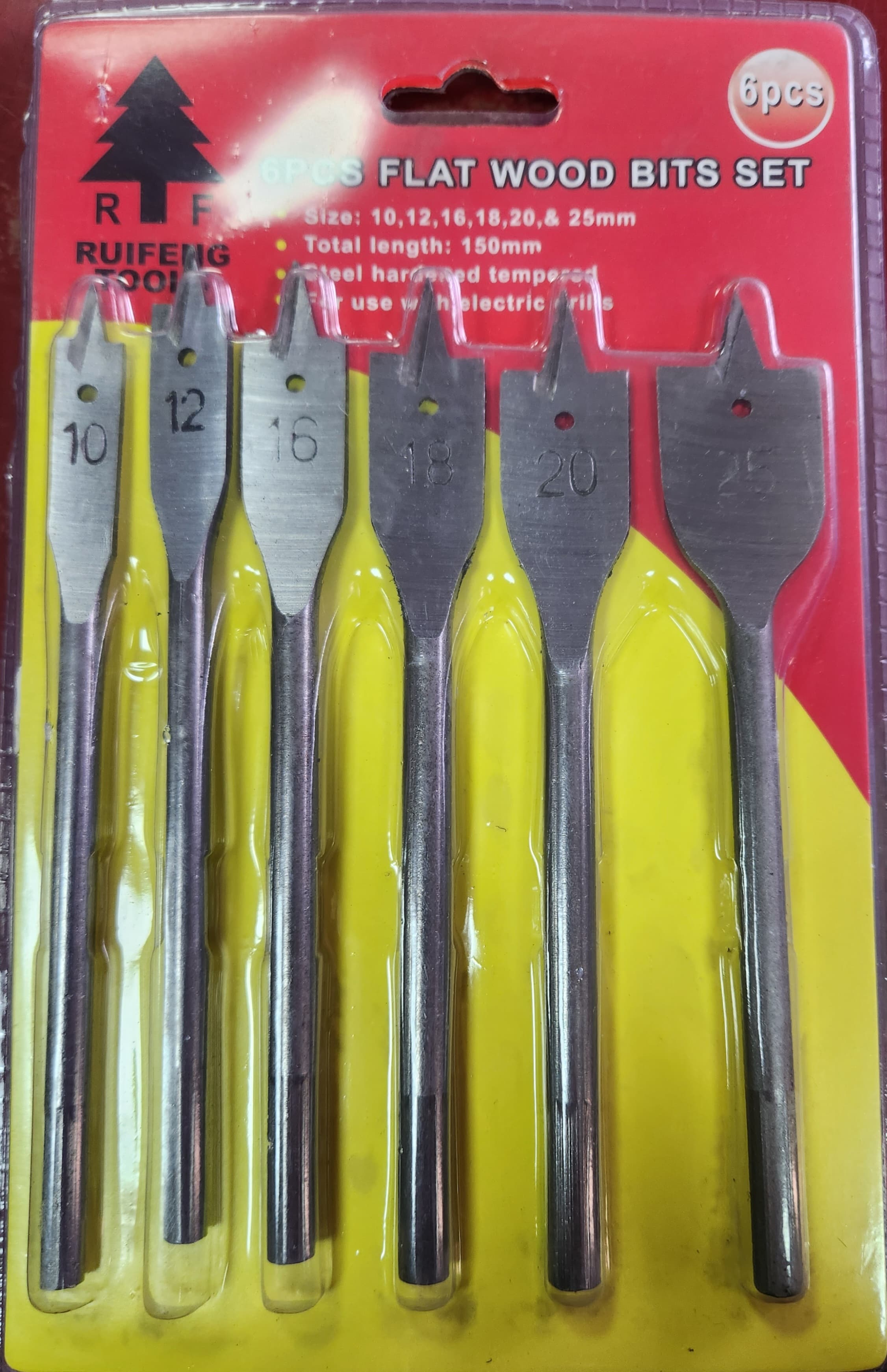 SET BROCA PALETA 6 PZ