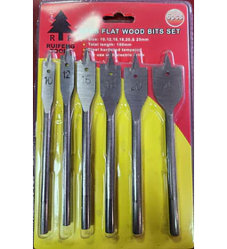 SET BROCA PALETA 6 PZ