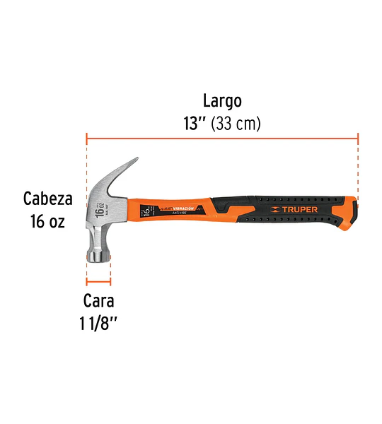 MARTILLO TRUPER 16OZ