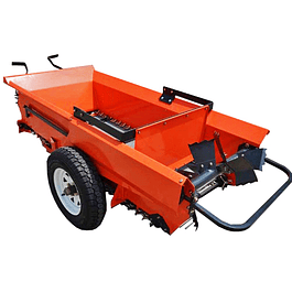 Carro abonador fertilizadora esparcidor de guano para tractor agrícola