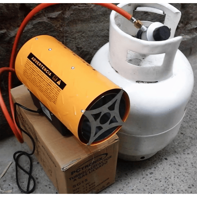 Turbo calefactor SG15 a gas GLP 15KW 