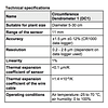 Dendrómetro de Circunferencia (para Diámetro de árboles desde 5 a 30 cm)